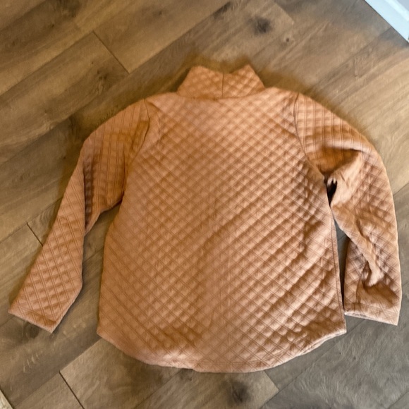 J Crew Factory Quilted mockneck pullover sweatshirt size Small L14 - Picture 10 of 10